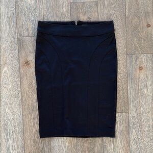 Black Pencil Skirt Back Zipper S
